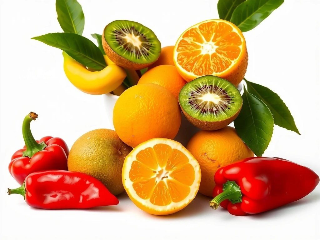 Εικόνα φρούτων πλούσιων σε βιταμίνη C