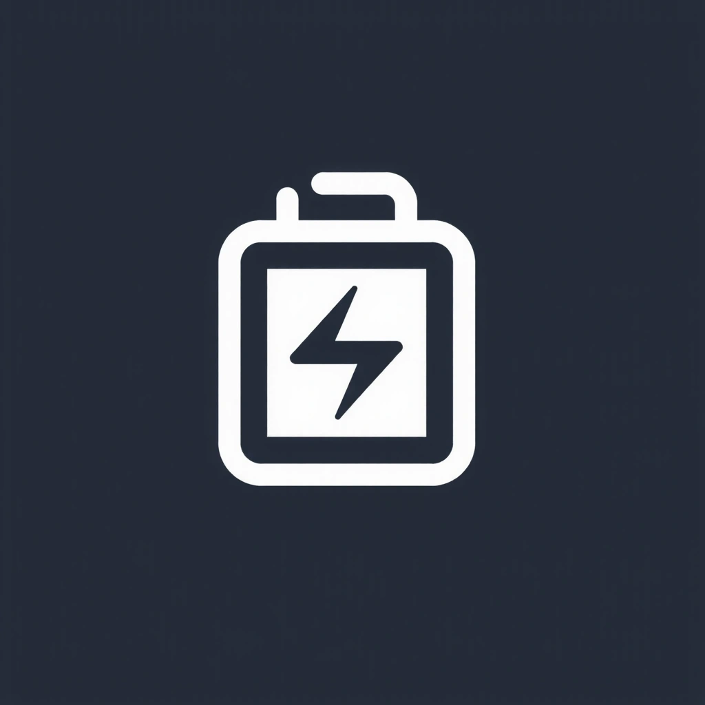 Εικονίδιο που δείχνει ένα σύμβολο ενέργειας ή μια μπαταρία, που αντιπροσωπεύει την παραγωγή ενέργειας.